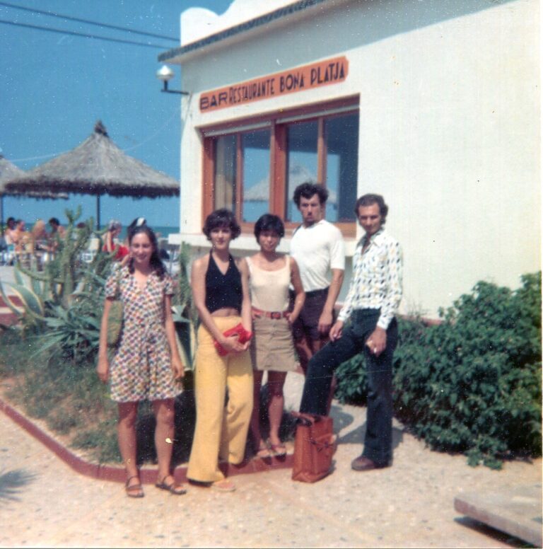 Teachers and musician accompanists Dance in Denia 1974