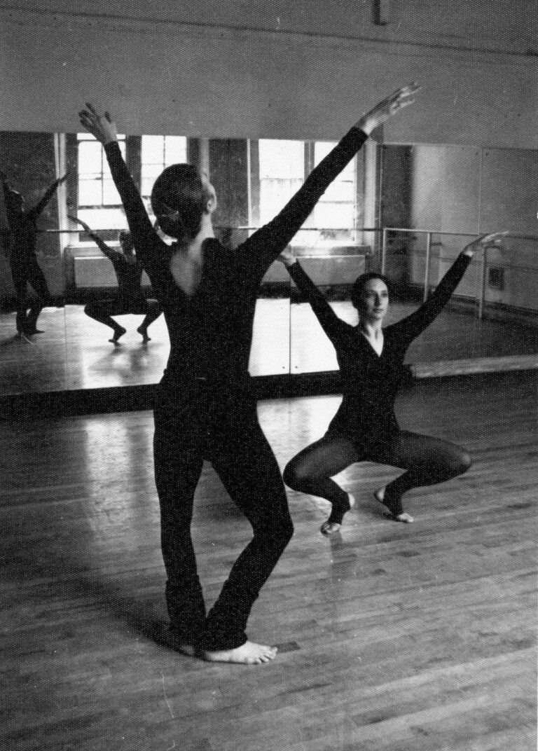 Dancers in studio at The Place Euston